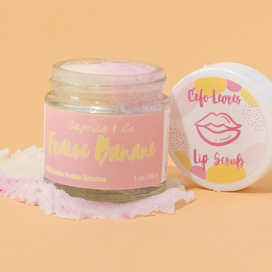 Exfoliant à Lèvres Fraise + Banane - Caprice & Co