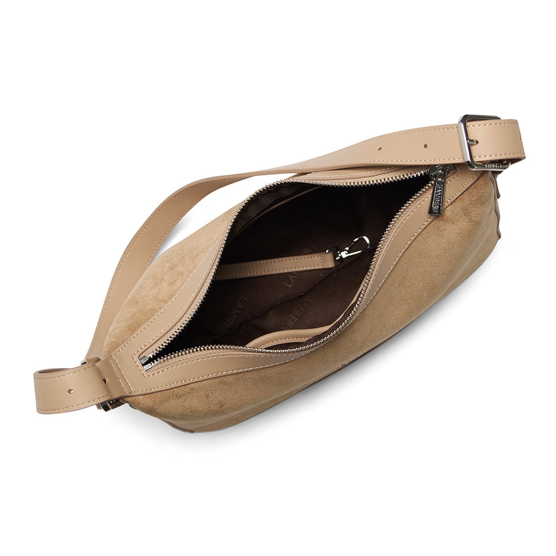 Le Audrey Sac à main 2-en-1 en cuir vegan beige - Lambert