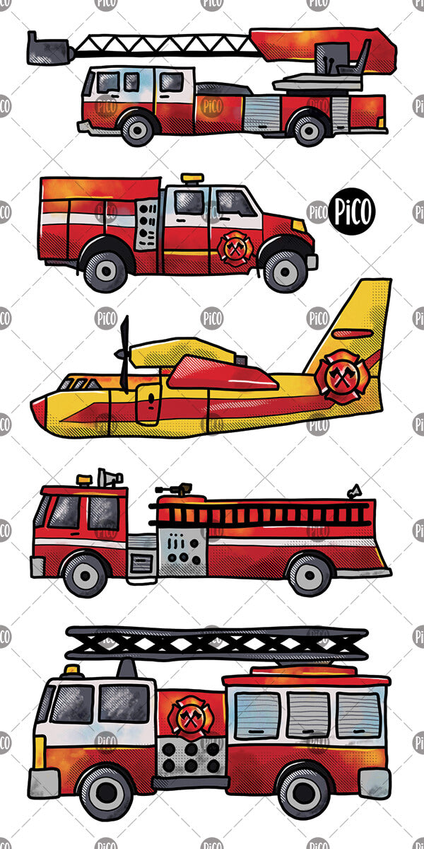 En sécurité avec les pompiers - Pico Tatoo