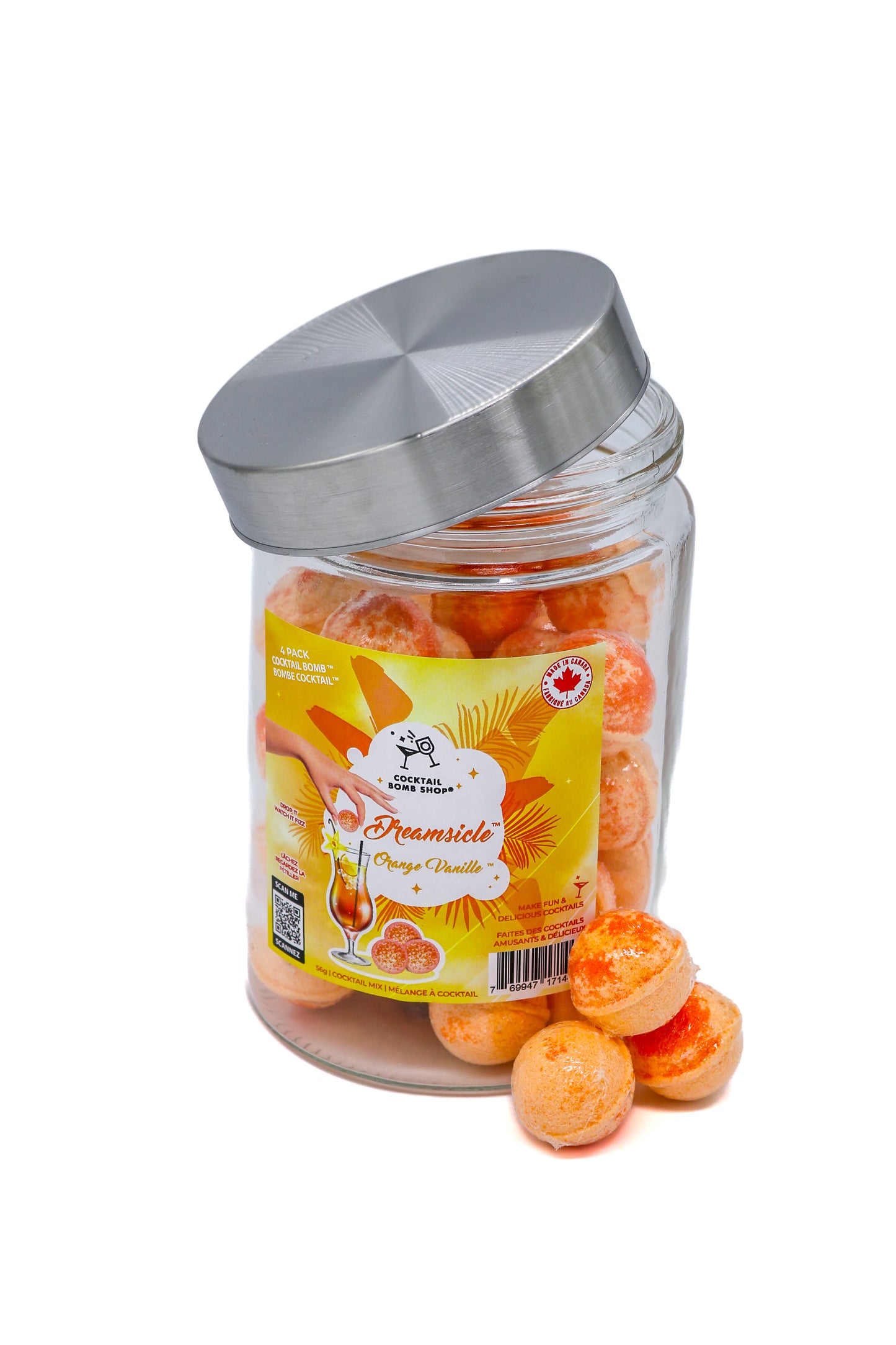 Bombe à cocktail orange vanille - Cocktail Bomb Shop
