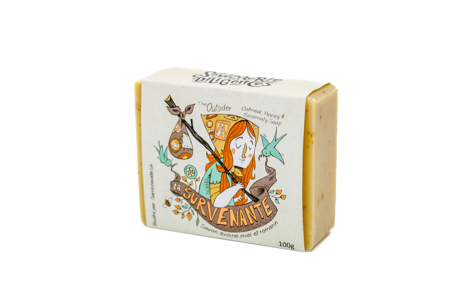 Savon en barre La survenante 100g - Savonnerie des Diligences