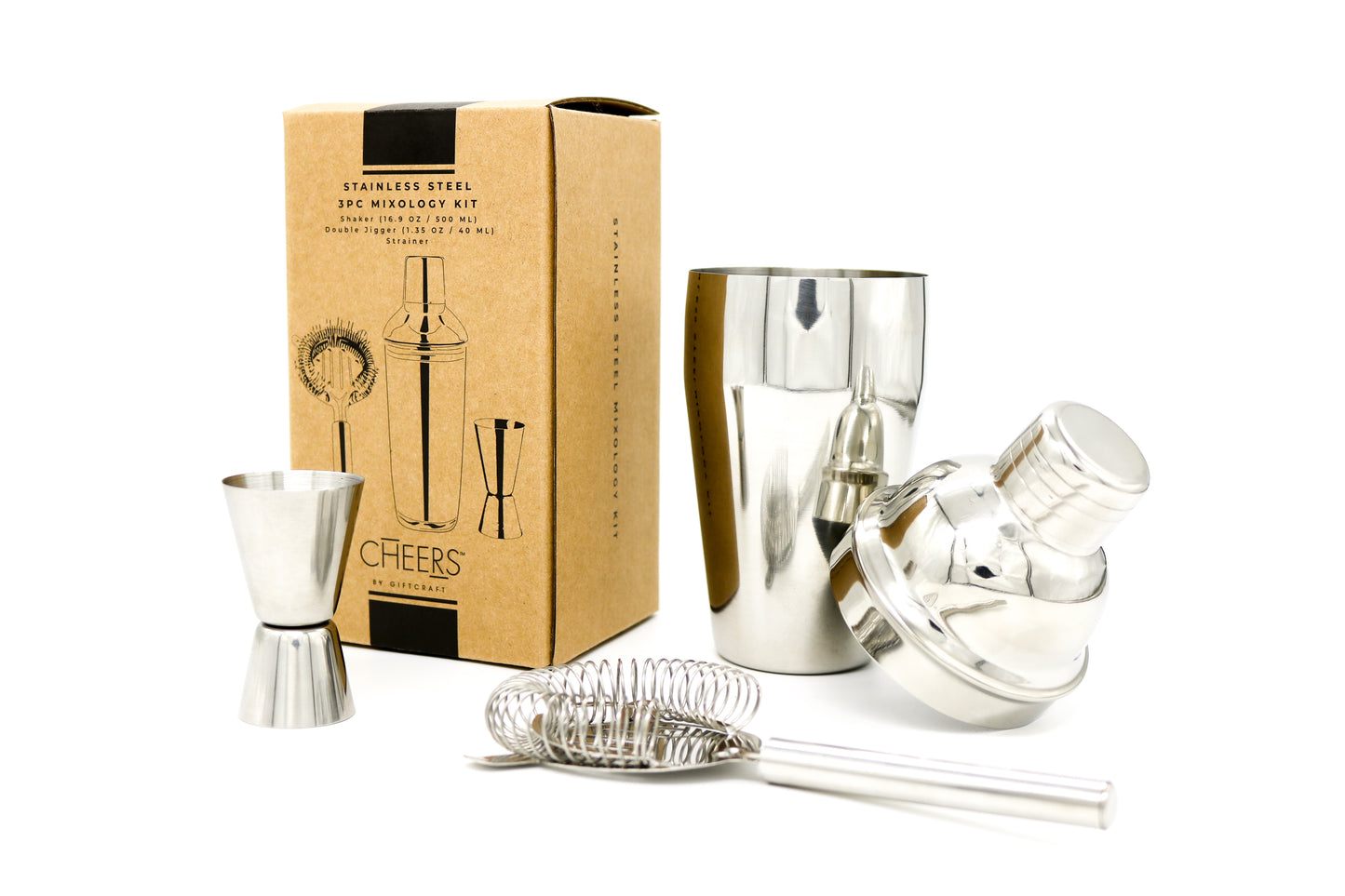 Ensemble de mixologie 3 pièces - GiftCraft