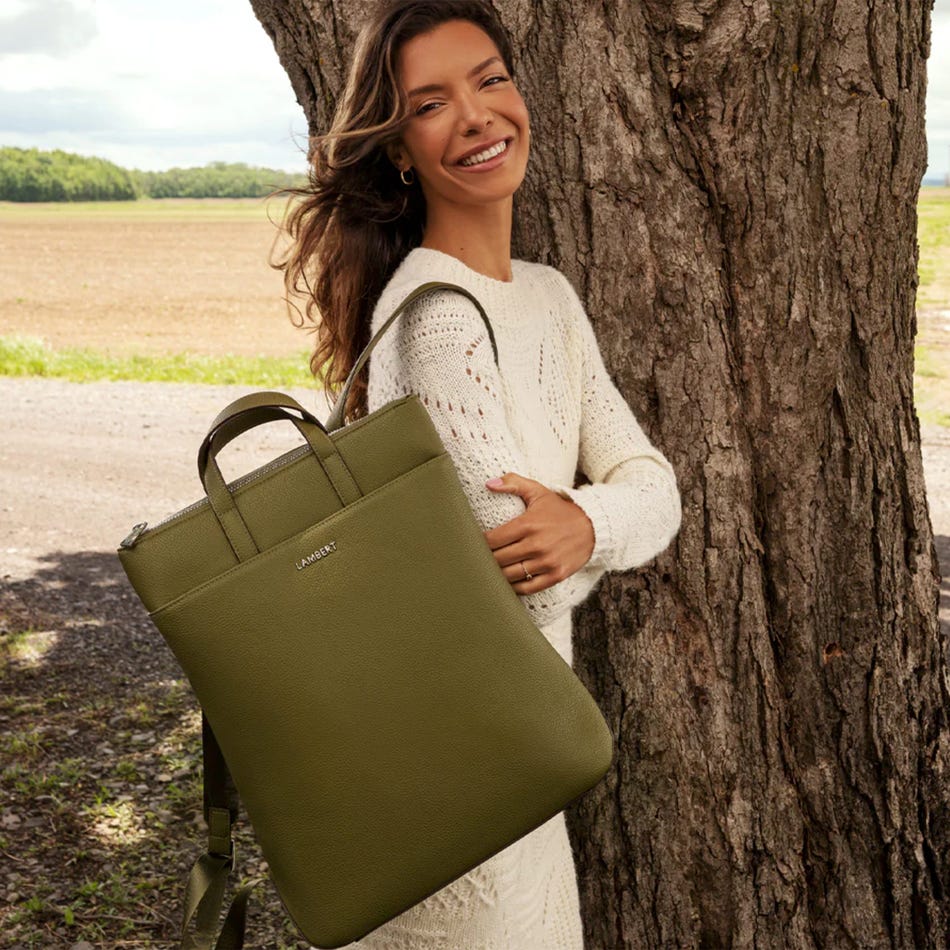 Le Billie sac à dos en cuir vegan recyclé - Lambert