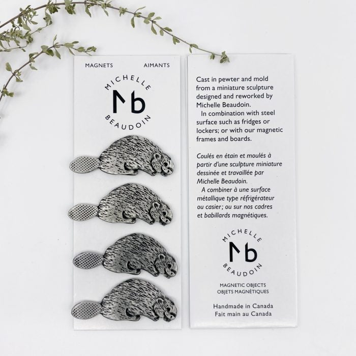 Aimant castor - Michelle Beaudoin