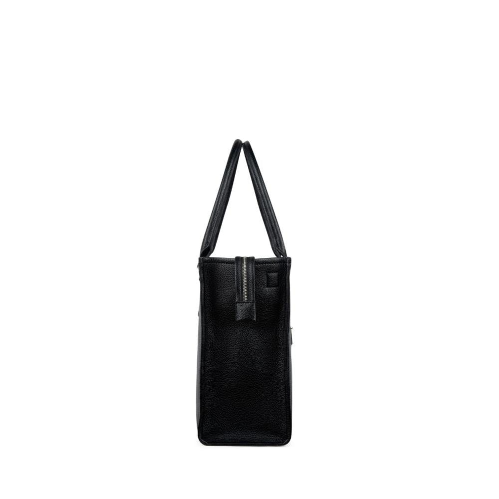 Le Valentina sac fourre-tout 2-en-1 en cuir vegan noir - Lambert