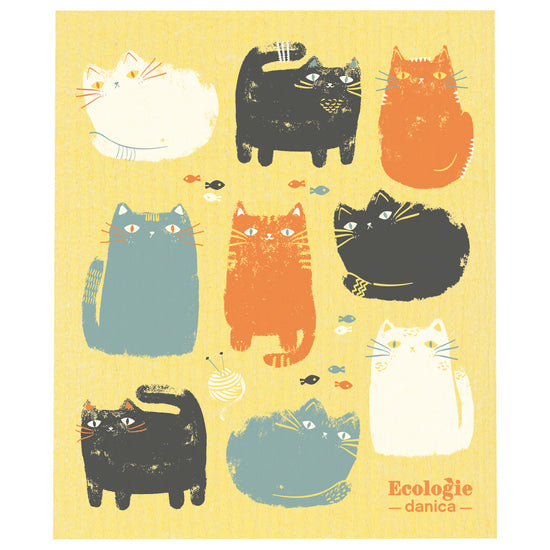 Chiffon-éponge suédois Purrfect Pals - Danica