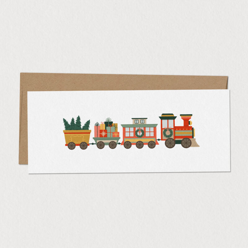 Carte de souhaits Petit train - Mimosa Design