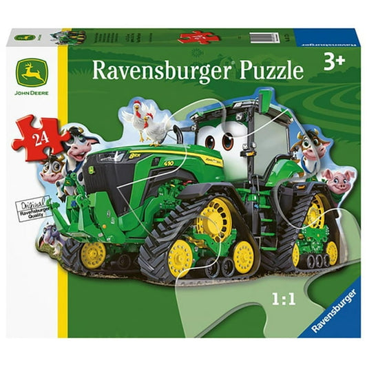 Casse-tête 24 pièces - John Deere Tractor Shaped - Ravensburger