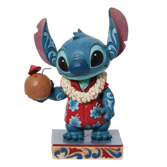 Figurine Disney Stitch en chemise hawaïenne - Jim Shore