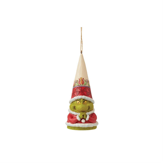 Gnome Grinch avec mains entrelacées Jim Shore - Enesco