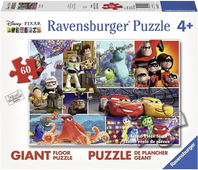 Casse-tête de sol 60 pièces - Disney : Pixar Friends - Ravensburger