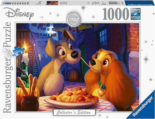 Casse-tête 1000 pièces - Disney : Lady And The Tramp - Ravensburger