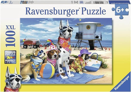 Casse-tête 100 pièces - No Dogs On The Beach - Ravensburger