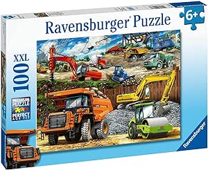 Casse-tête 100 pièces - Construction Vehicles - Ravensburger