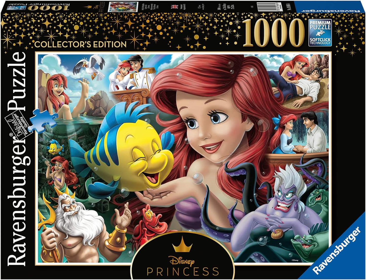 Casse-tête 1000 pièces - Disney Princess Heroines : Ariel - Ravensburger