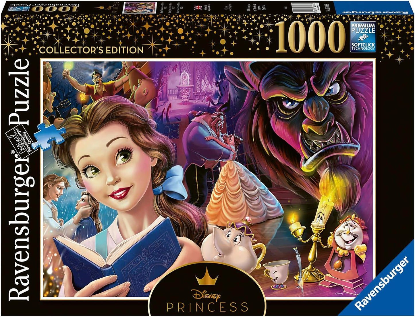 Casse-tête 1000 pièces - Disney Princess Heroines : Belle - Ravensburger