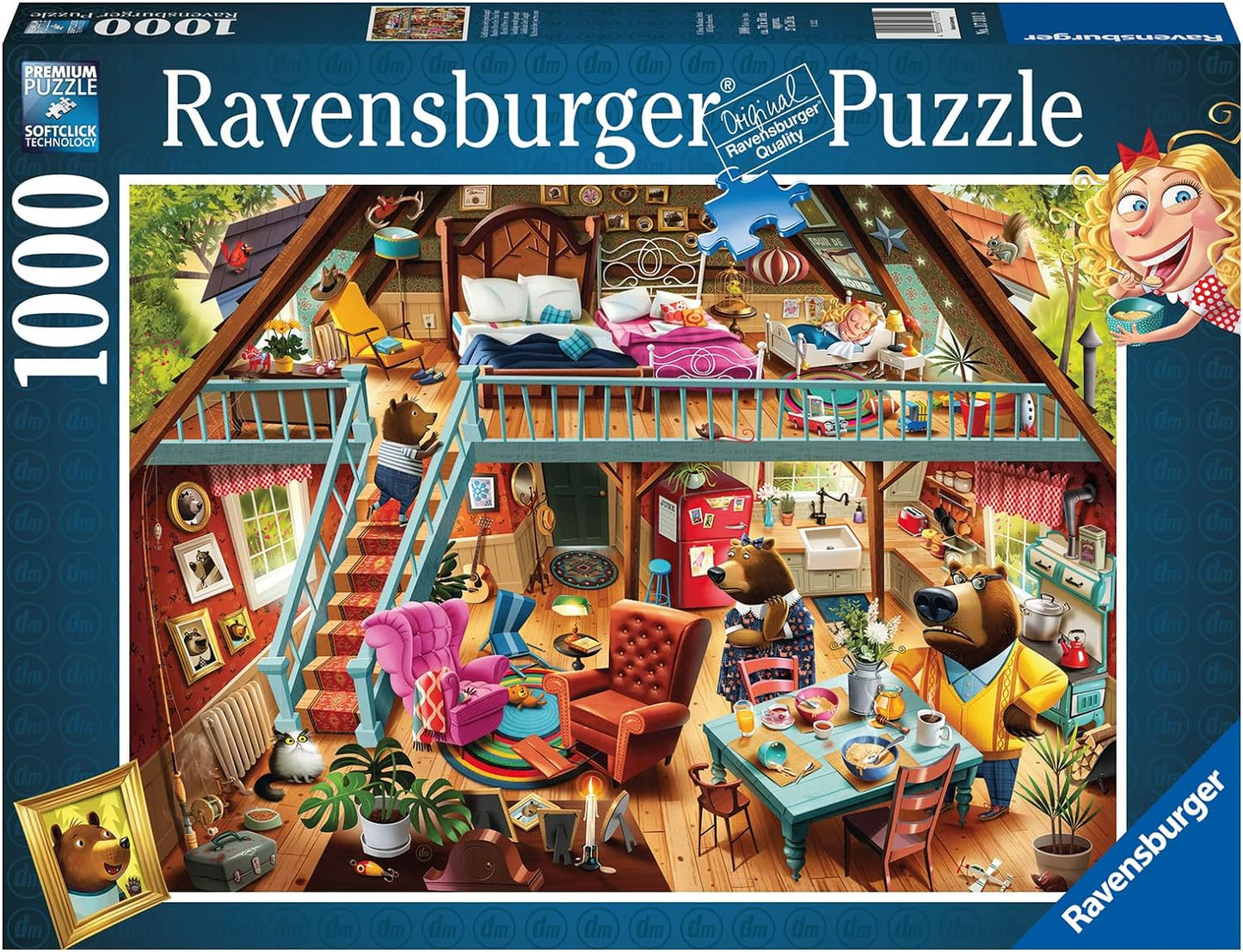 Casse-tête 1000 pièces - Goldilocks Get Caught - Ravensburger