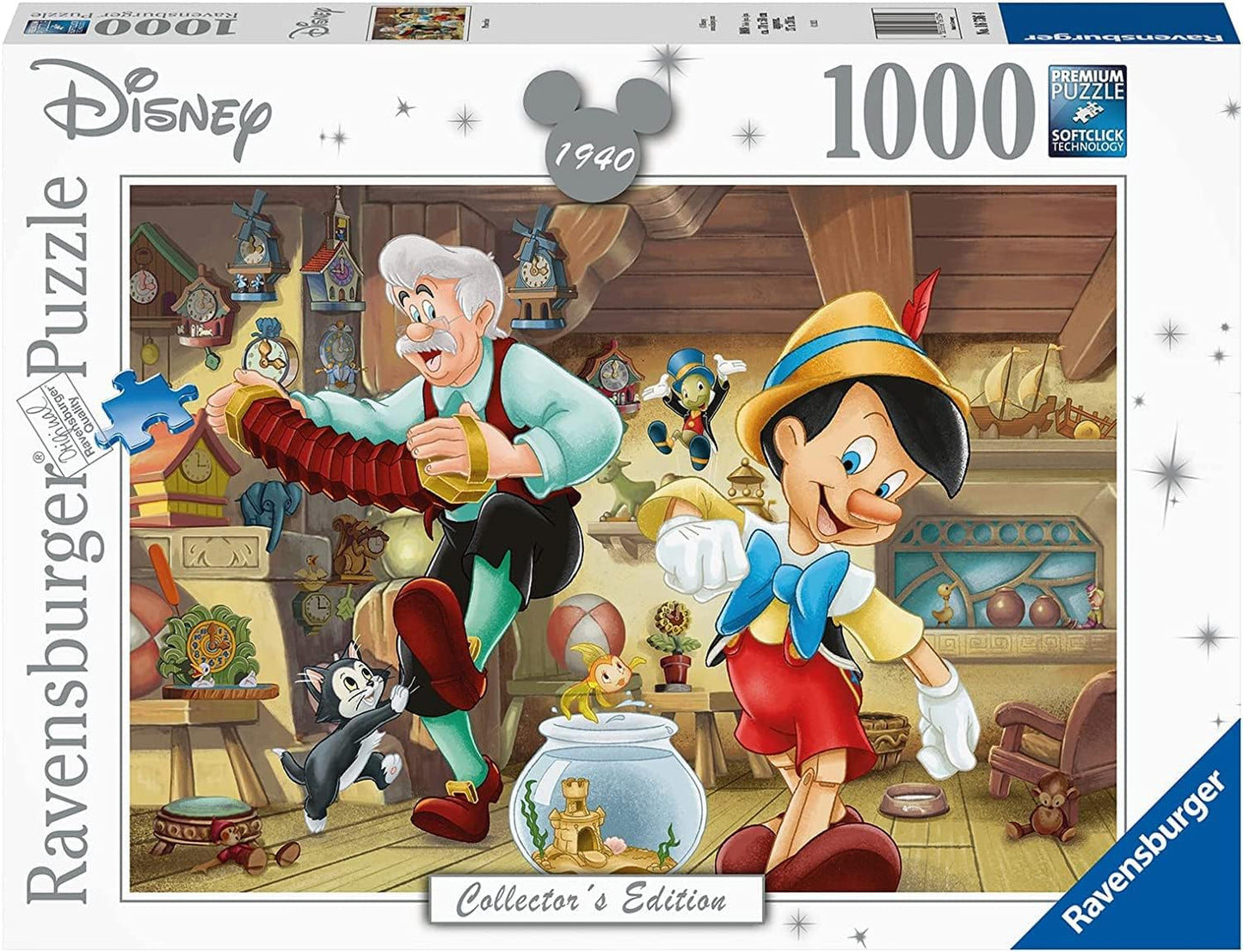 Casse-tête 1000 pièces - Disney : Pinocchio - Ravensburger