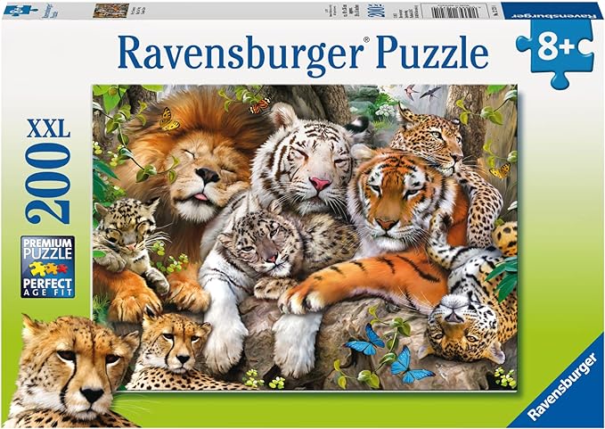 Casse-tête 200 pièces - Big Cat Nap - Ravensburger