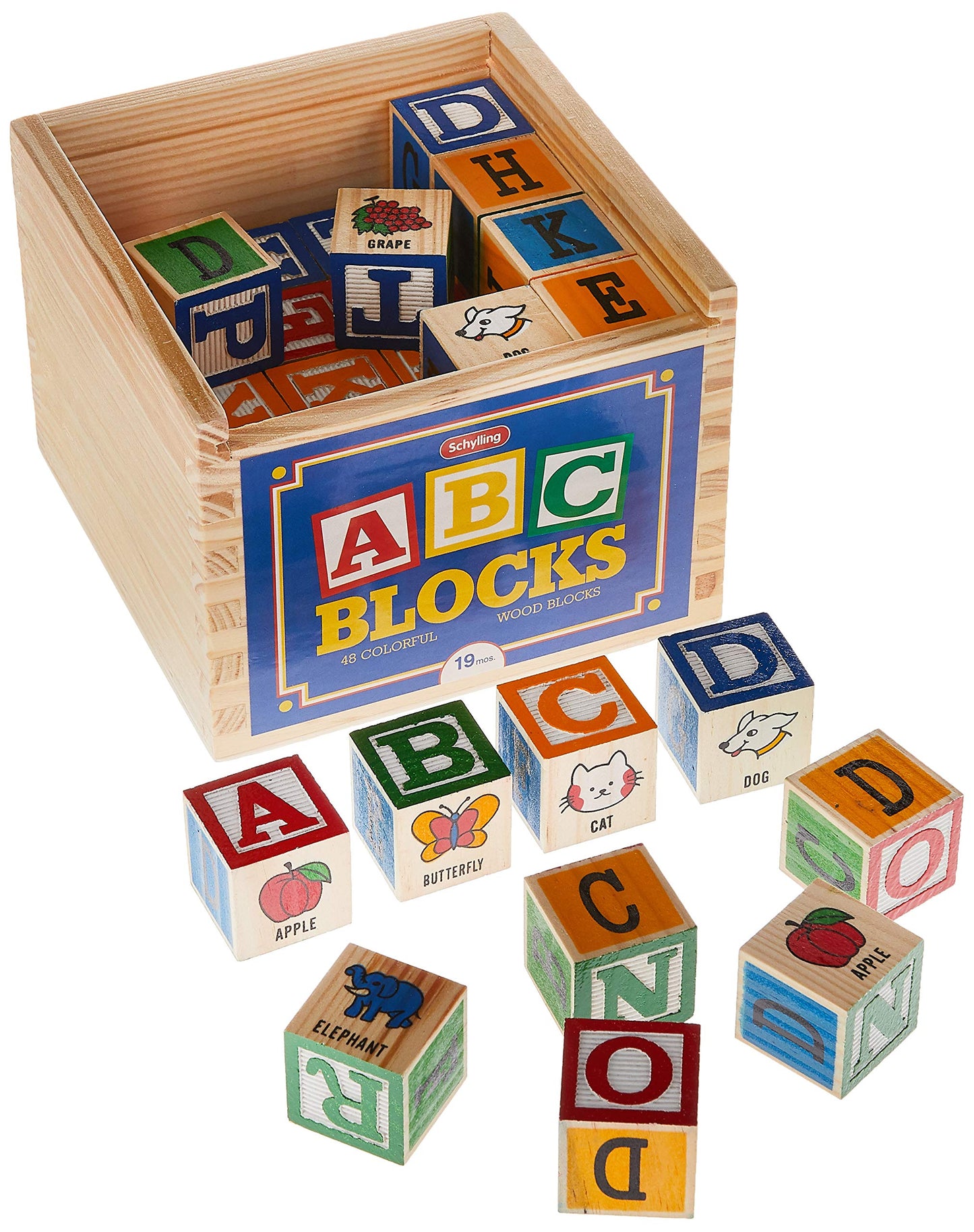 Blocs en bois Alphabet - Schylling