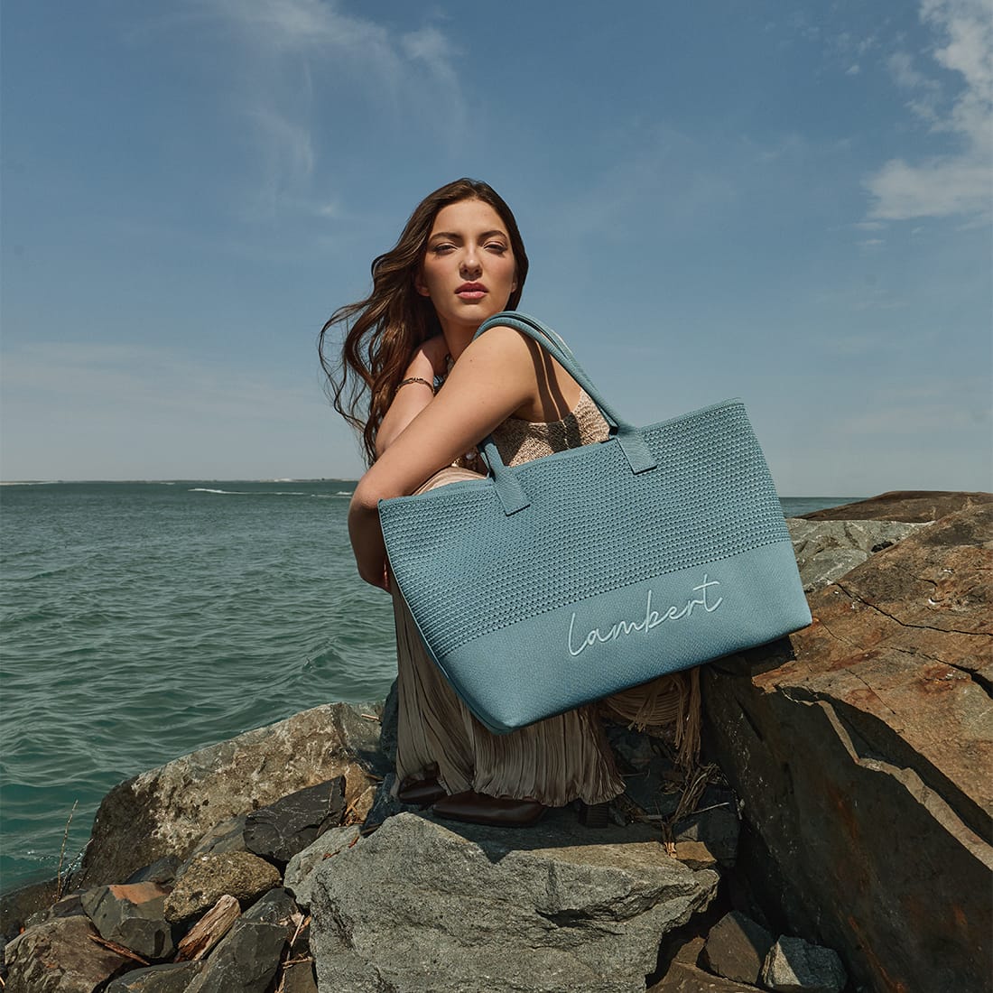 Le Alicia Sac fourre-tout en tricot daydream - Lambert