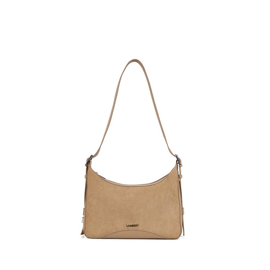 Le Audrey Sac à main 2-en-1 en cuir vegan beige - Lambert