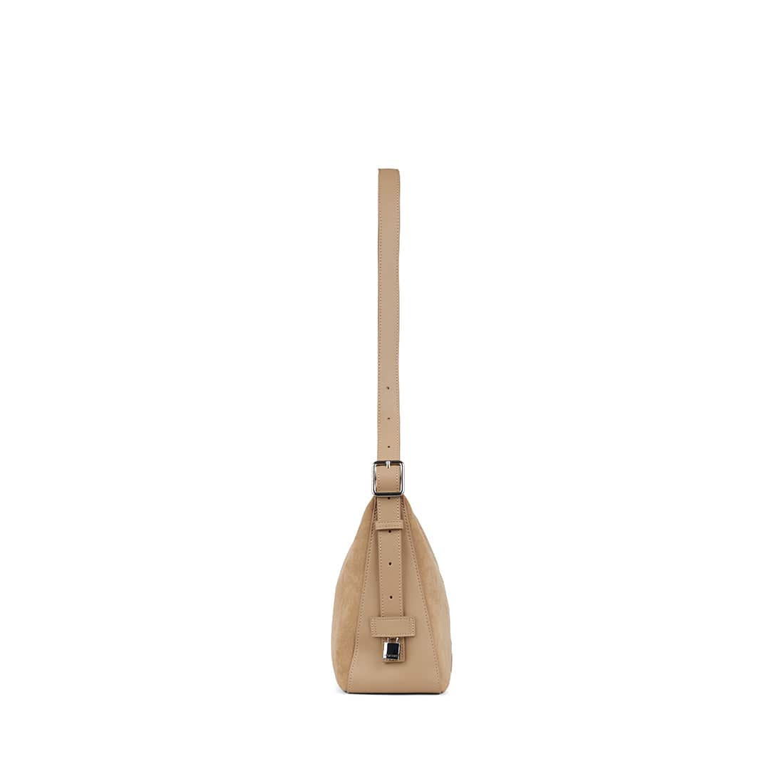 Le Audrey Sac à main 2-en-1 en cuir vegan beige - Lambert