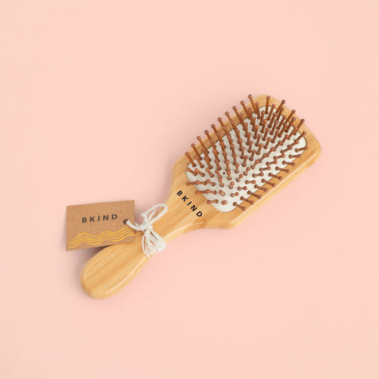 Petite brosse à cheveux en bambou - BKIND