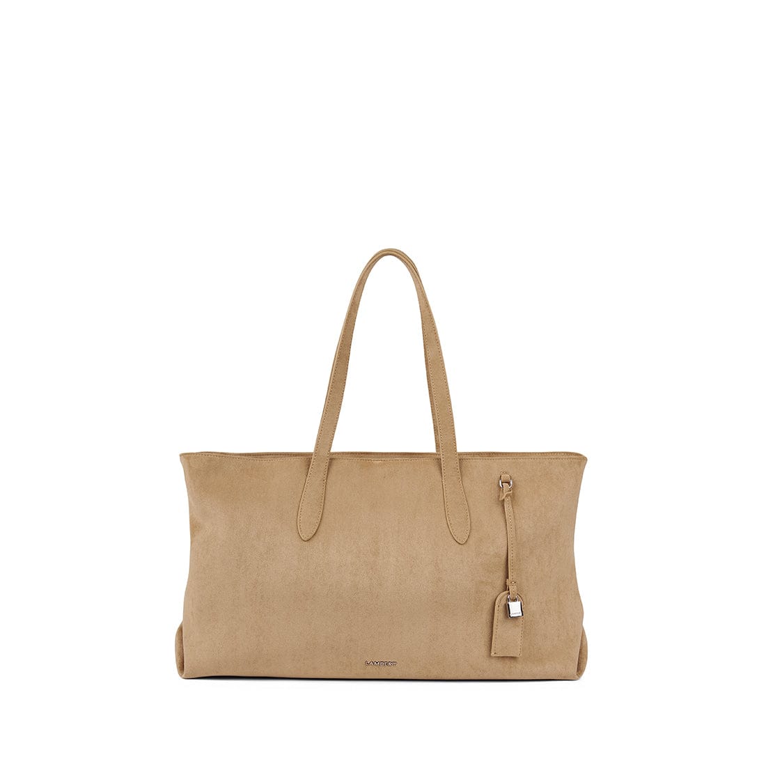 Le Britney Sac fourre-tout en cuir vegan beige - Lambert