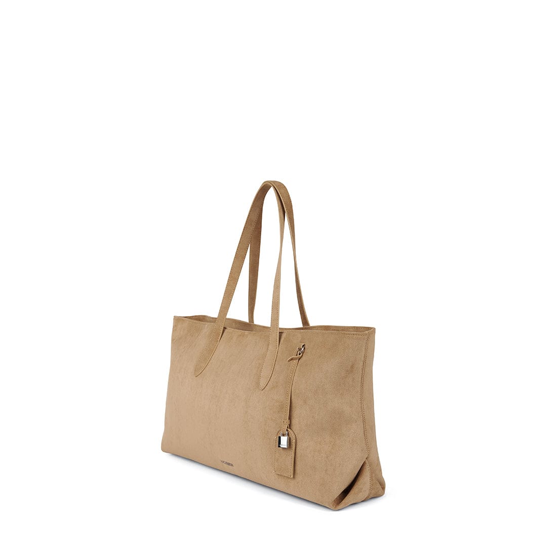Le Britney Sac fourre-tout en cuir vegan beige - Lambert