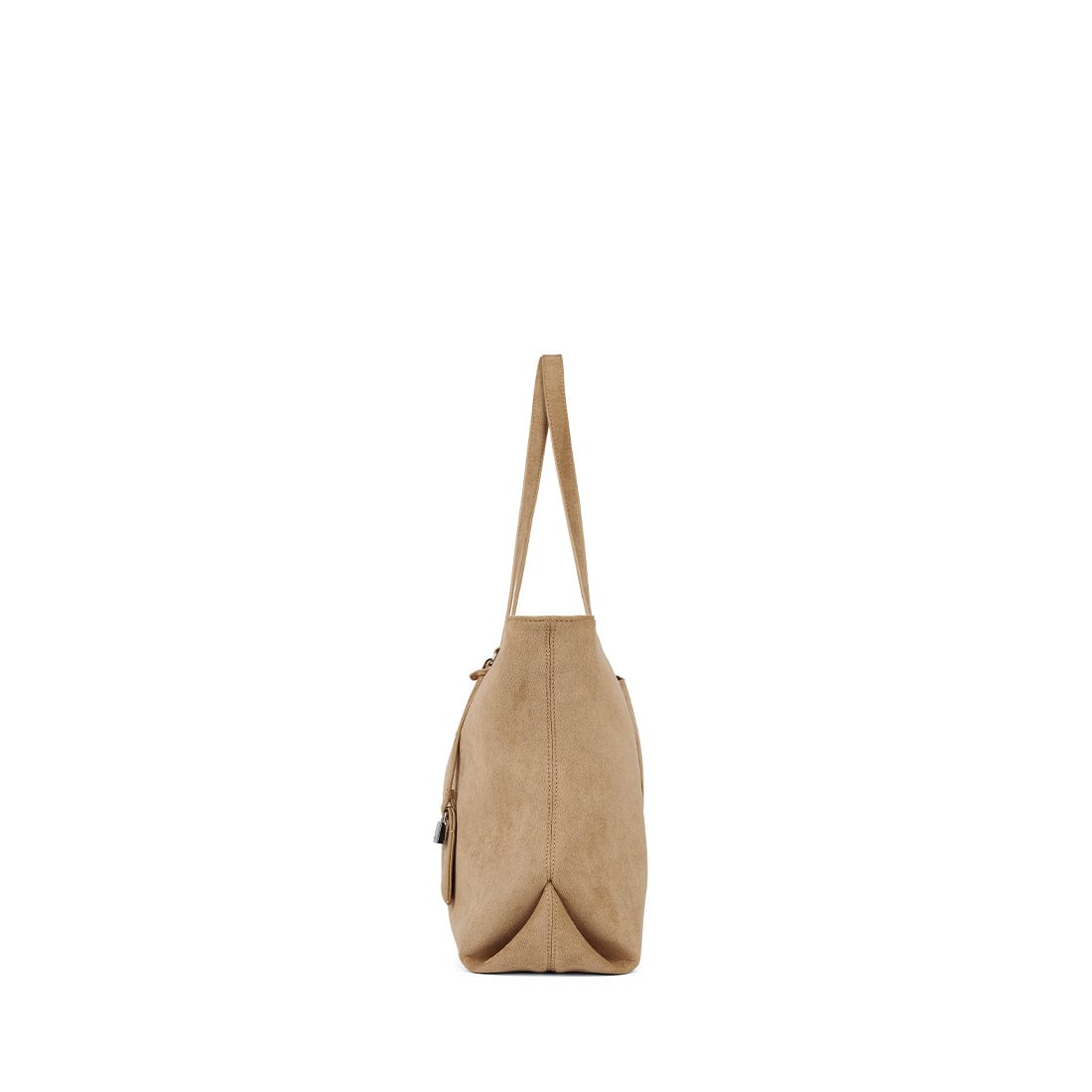 Le Britney Sac fourre-tout en cuir vegan beige - Lambert