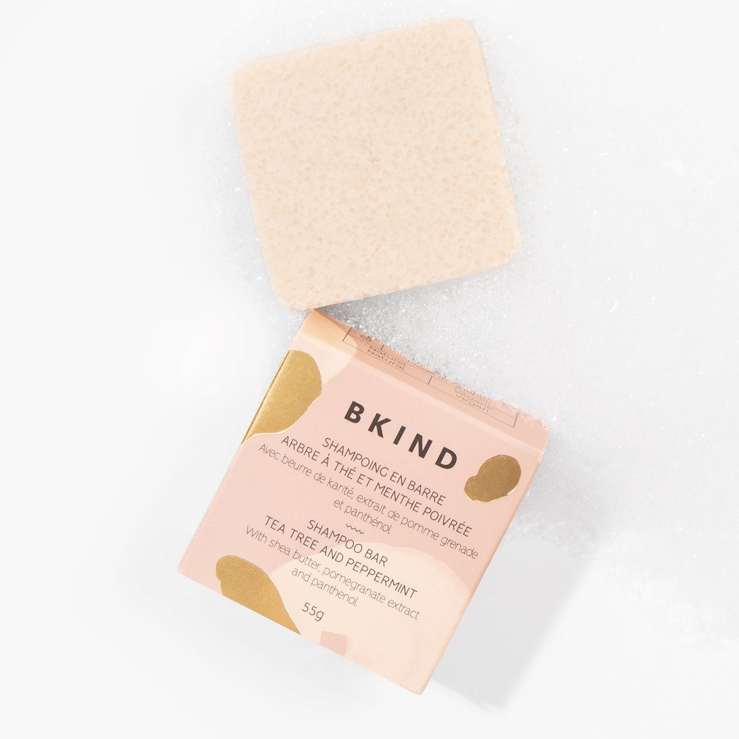 Shampoing en barre Cheveux colorés ou blancs - BKIND