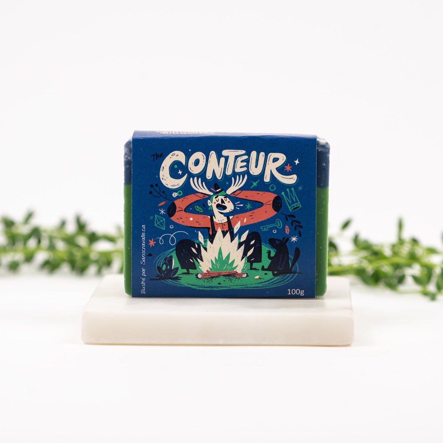 Savon en barre The Conteur 100g - Savonnerie des Diligences