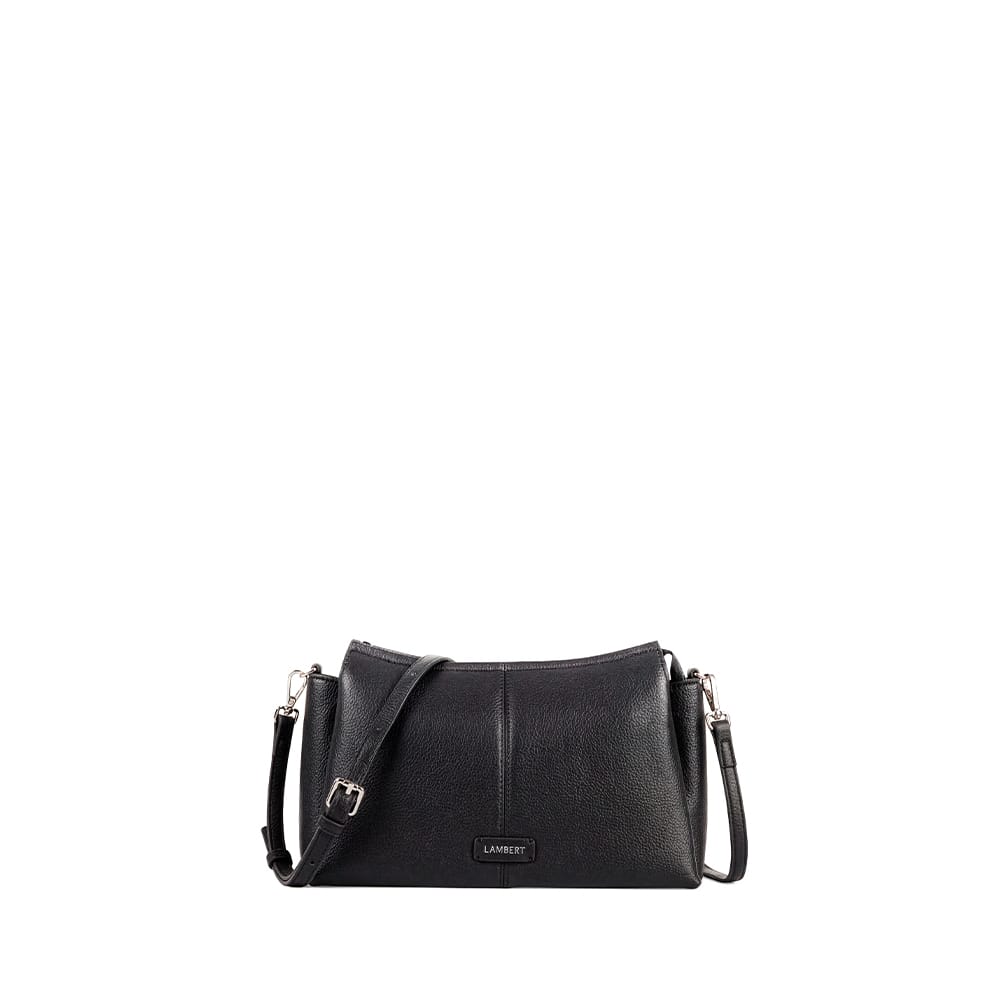 Le Eleanor Sac bandoulière en cuir vegan noir - Lambert