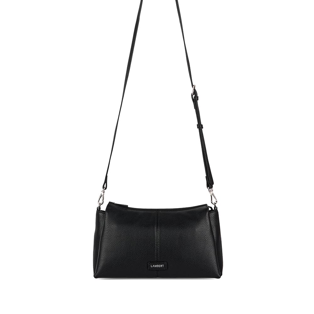 Le Eleanor Sac bandoulière en cuir vegan noir - Lambert