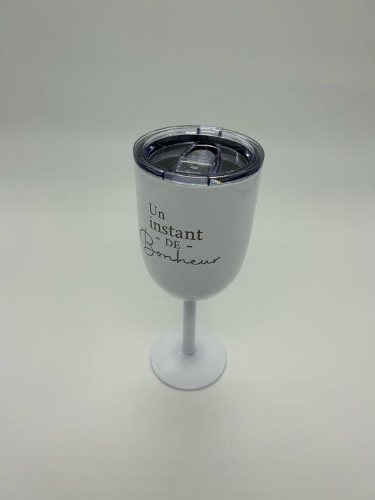 Verre à vin isotherme Un instant de bonheur - La Maison Du Bar