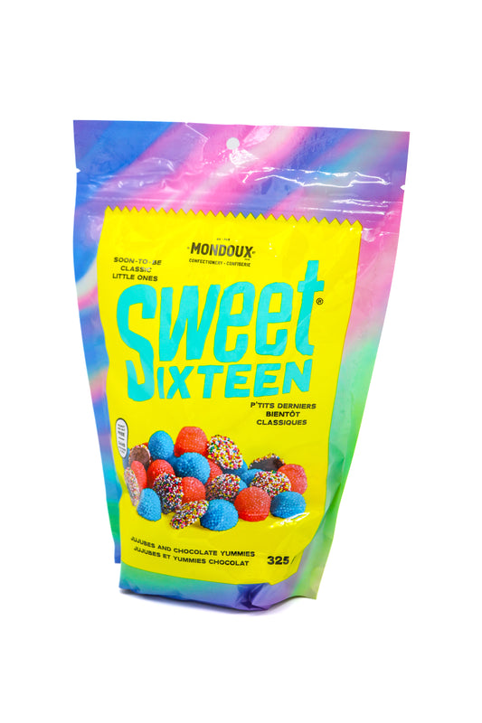 Jujubes et Yummies chocolat Sweet Sixteen - Mondoux