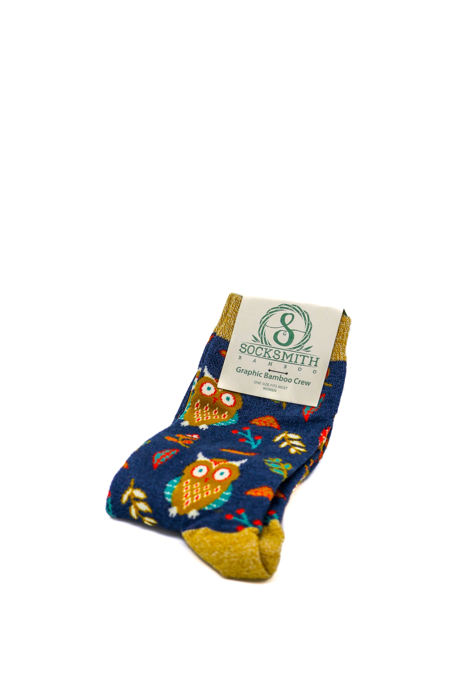 Bas en bambou adorables hiboux pour femmes - SockSmith