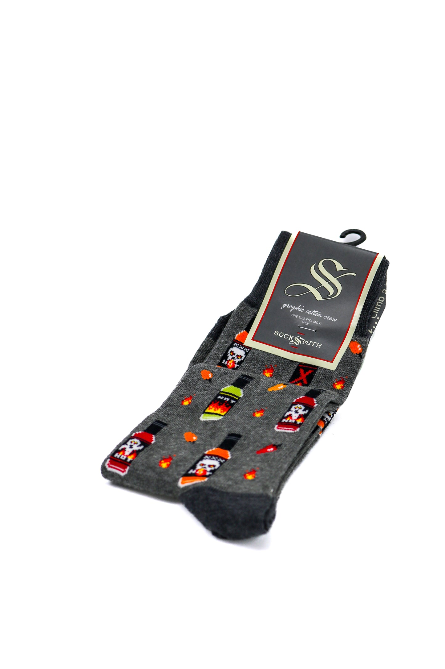 Bas sauce piquante (gris) pour hommes - SockSmith