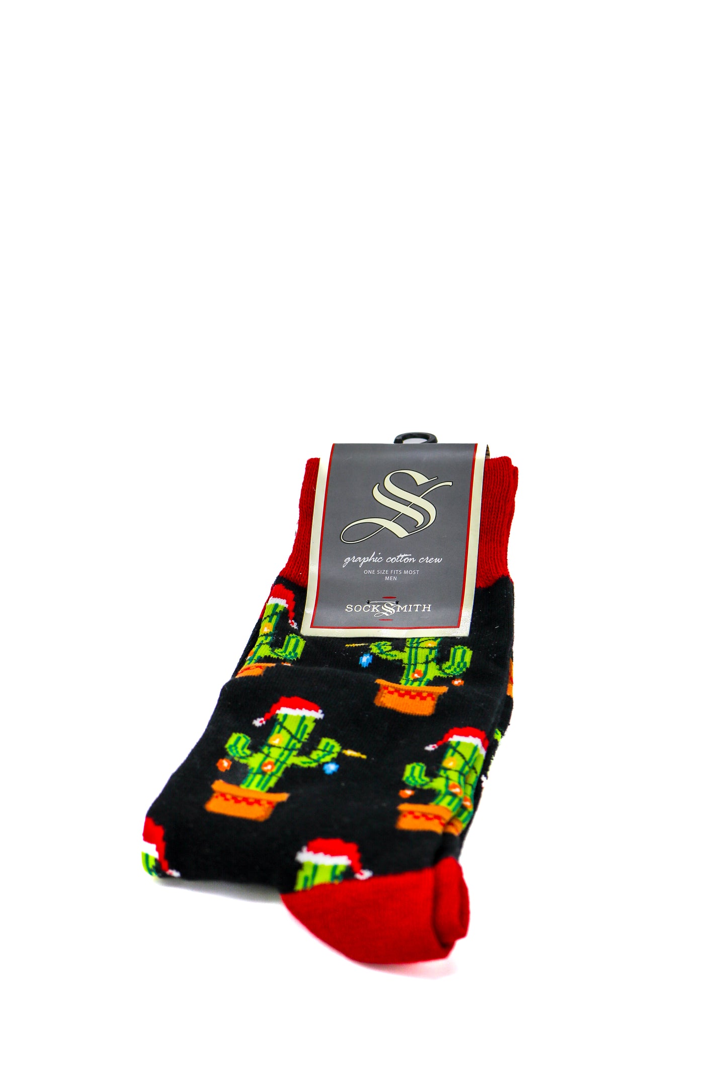 Bas cactus de Noël pour hommes - SockSmith