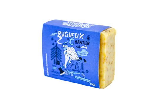 Savon en barre Le rugueux de chantier 100g - Savonnerie des Diligences