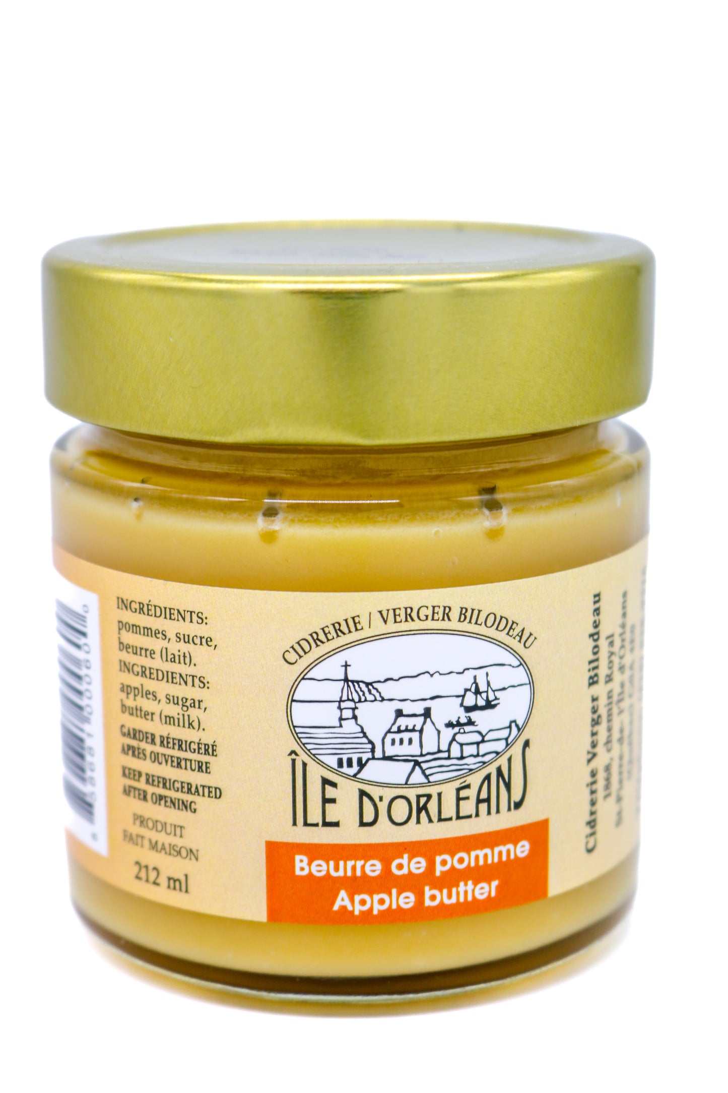 Beurre de pomme 212ml - Bilodeau