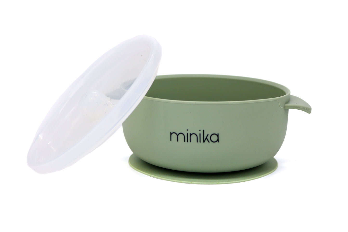 Bol en silicone avec couvercle pour bébé - Minika