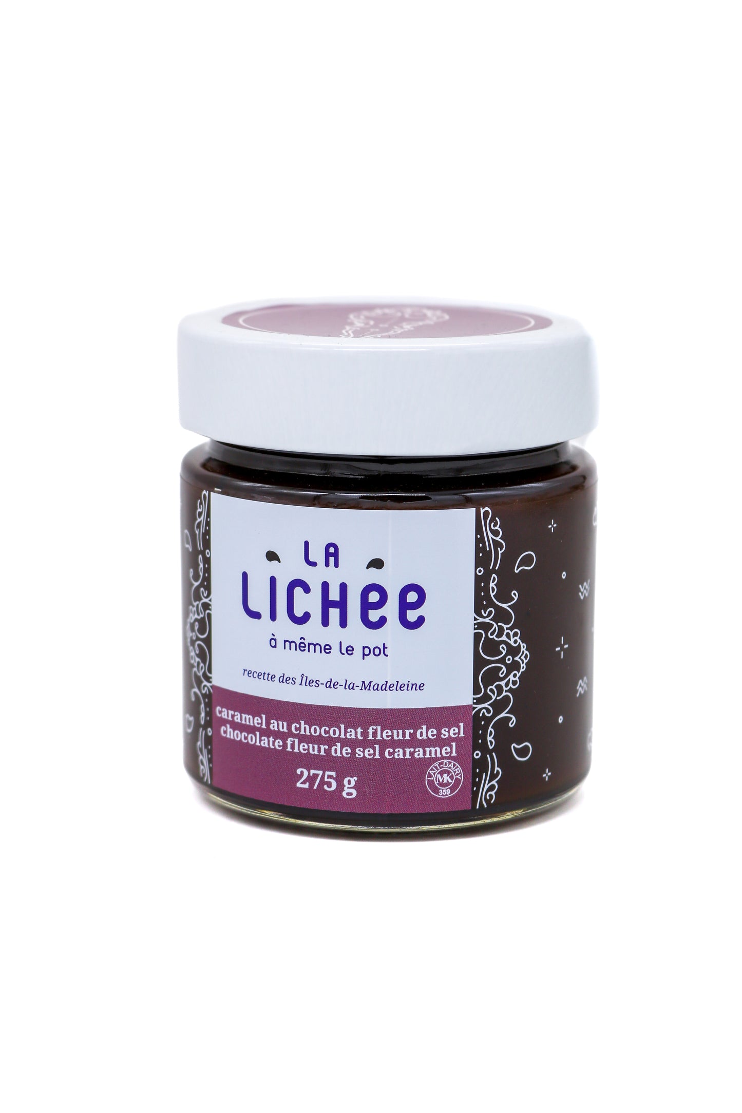 Caramel au chocolat fleur de sel 250g - La Lichée