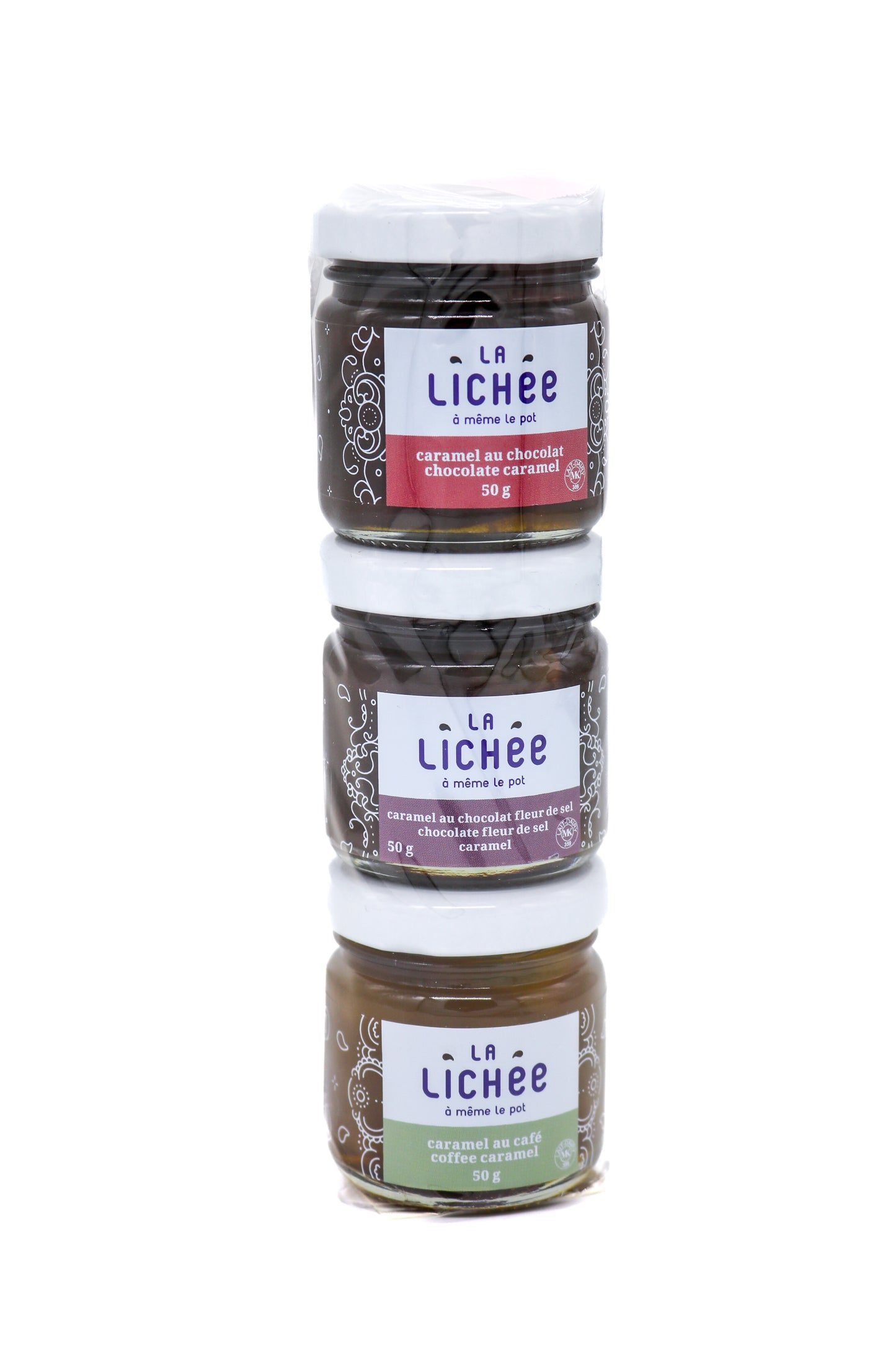 Trio de caramels foncés (3 x 50g) - La Lichée