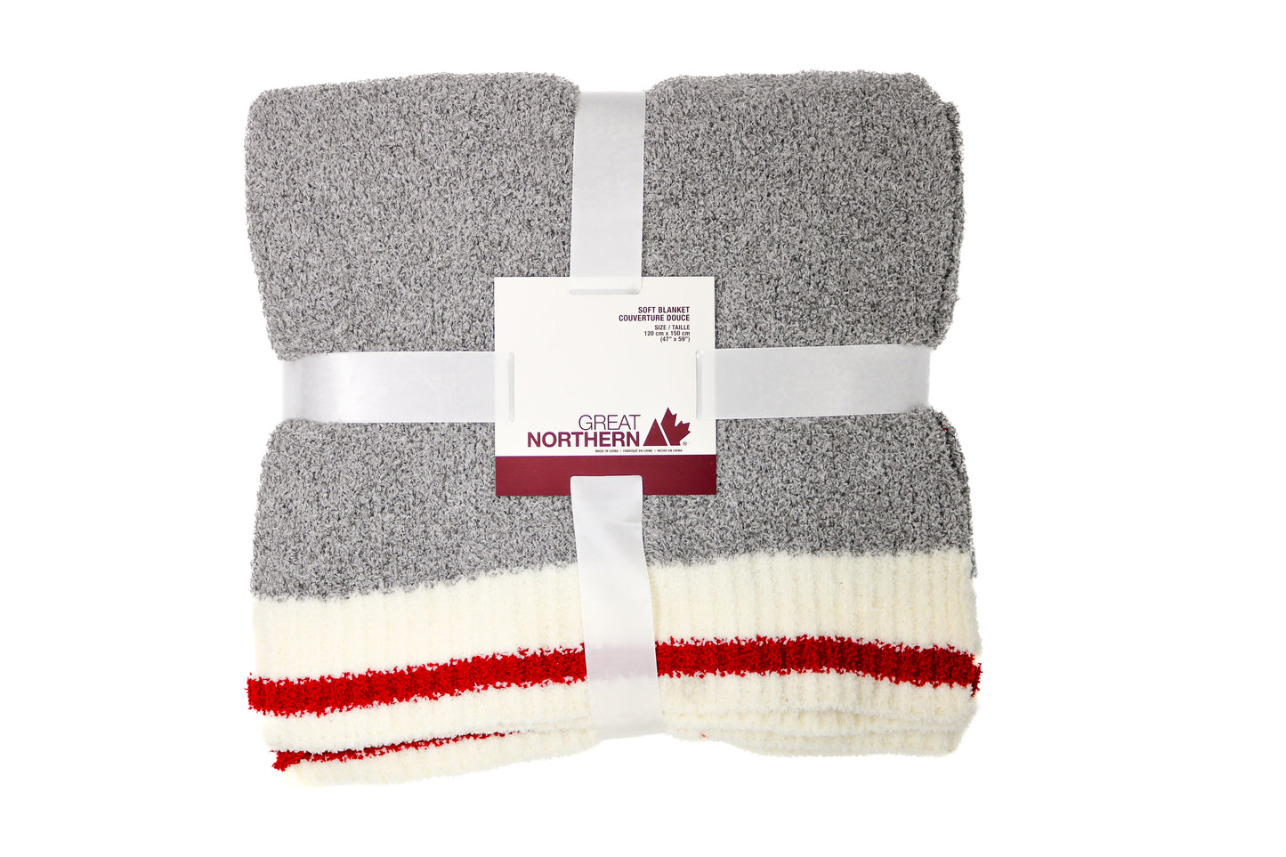 Couverture grise de style bûcheron - Great Northern