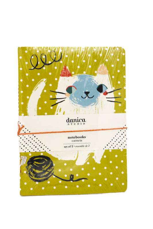 Carnets de notes chat (lot de 2) - Danica