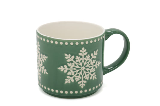 Tasse flocons verts - Danica