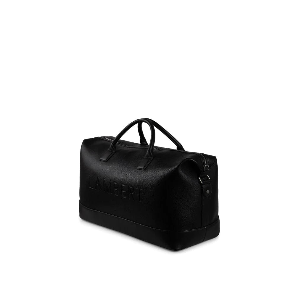 Le June Sac de voyage fourre-tout en cuir vegan noir - Lambert