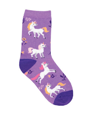 Bas Unicorn Flowers pour enfants - SockSmith